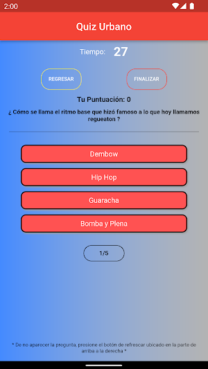 UrbanQuizPR Screenshot 3