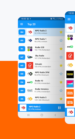Radio Nederland FM: fm-radio & online radio app Screenshot 0