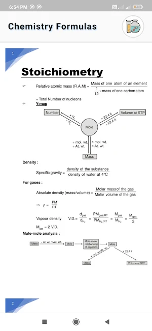 All Chemistry Formulas Pro Screenshot 3
