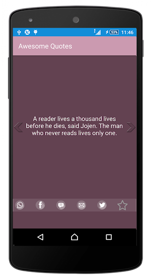 Awesome Quotes Screenshot 1