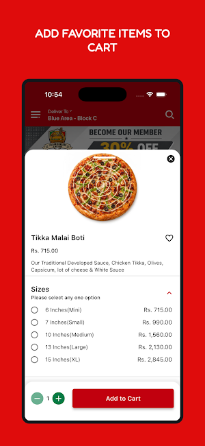 Italian Burgers & Fast Food Screenshot 1