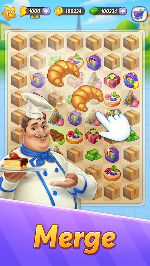 Merge My Town: Paris Screenshot 1
