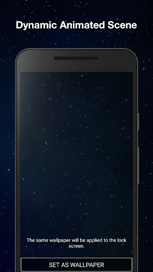 Dark Black Live Wallpaper Screenshot 1