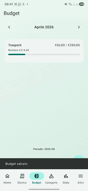 soldIA: Spese e Budget Screenshot 2