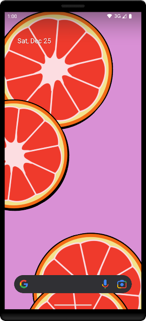 Grapefruits Live Wallpaper Screenshot 0