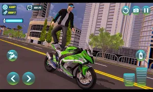 City Bike Driving Simulator-Real Motorcycle Driver Screenshot 1