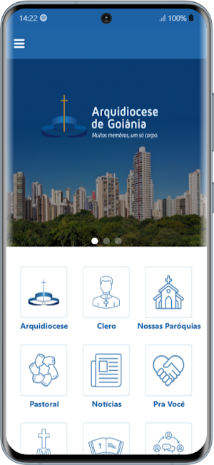 Arquidiocese de Goiania Screenshot 2