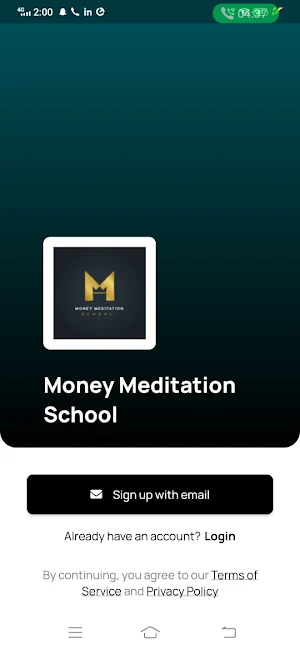 Money Meditation School Screenshot 0