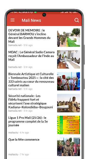 Mali Actualités - Mali News Screenshot 2