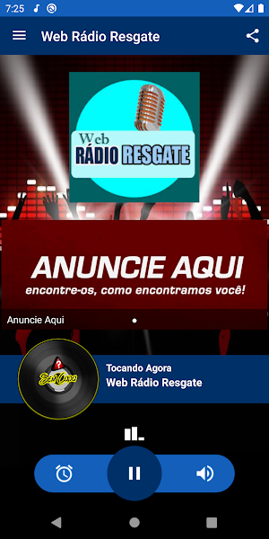 Web Rádio Resgate Screenshot 0