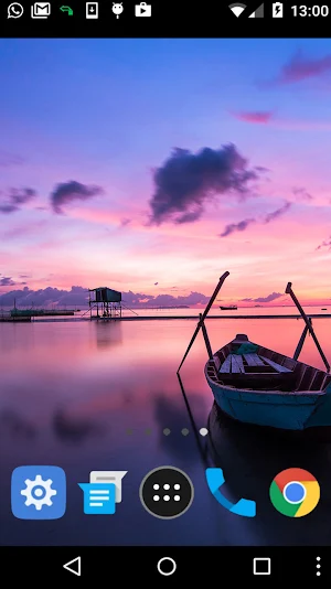 purple night sky wallpaper Screenshot 1