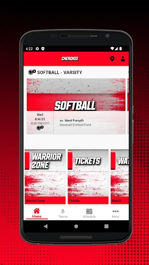 Cherokee Warriors Athletics Screenshot 0