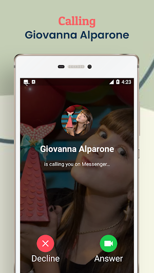 Giovanna Alparone Fake Call Screenshot 2