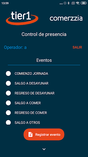 Tier1 Control presencia Screenshot 0