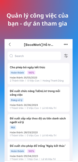 BecaWork Screenshot 2