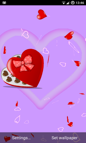Happy Valentine LWP Screenshot 1