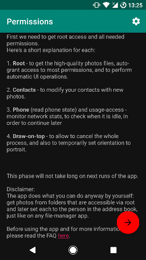 Contacts Sync (requires ROOT) Screenshot 0