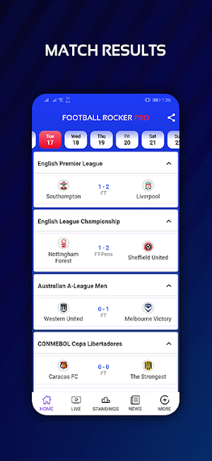 Football Rocker Pro Screenshot 1