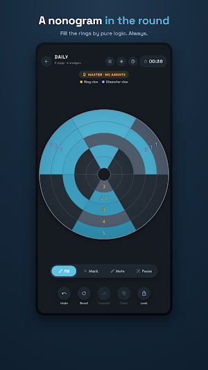 Polagram: Circular Nonograms Screenshot 0