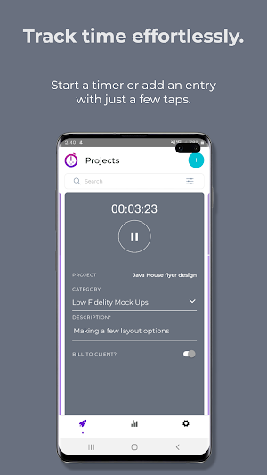 Chronos Time Tracking - Freelancer Project Mgmt Screenshot 0