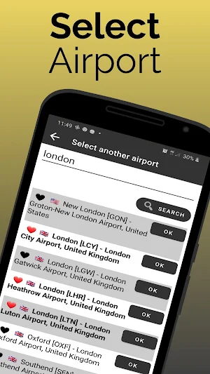 Tokyo Narita Airport: Flight Information Screenshot 2