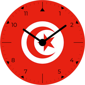 Tunisia Analog Watch Face Screenshot 0