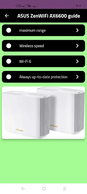 ASUS ZenWiFi AX6600 guide Screenshot 0