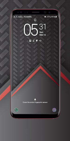 Red And Gray Wallpaper Screenshot 1