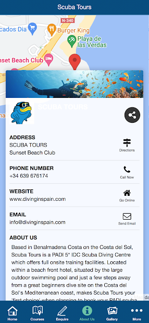 Scuba Tours Screenshot 2