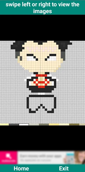 Learn to draw Kimetsu no Yaiba Pixel Art Screenshot 3