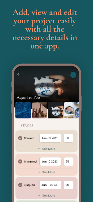 Pottery Tracker Screenshot 1