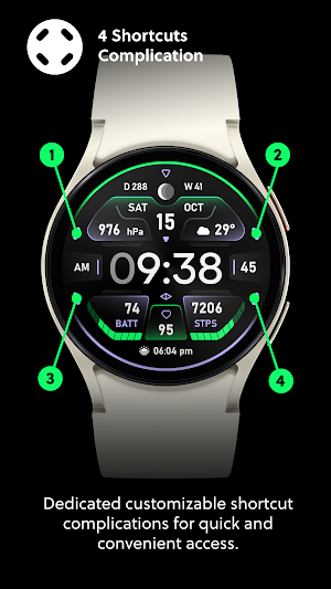 Polaris: Digital Watch Face Screenshot 2