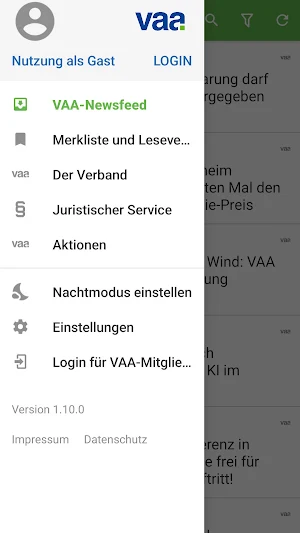 VAA App Screenshot 3