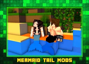 Mermaid Tail Mod for mcpe Screenshot 2