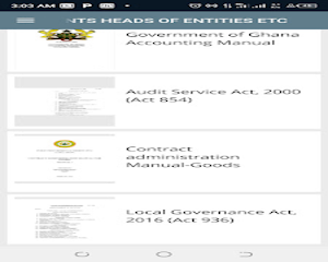 RAS Ghana Financial Laws App Screenshot 2