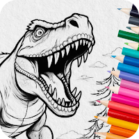 Dino Coloring World