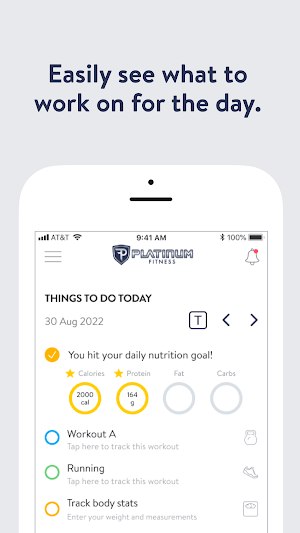 Platinum Fitness Screenshot 1