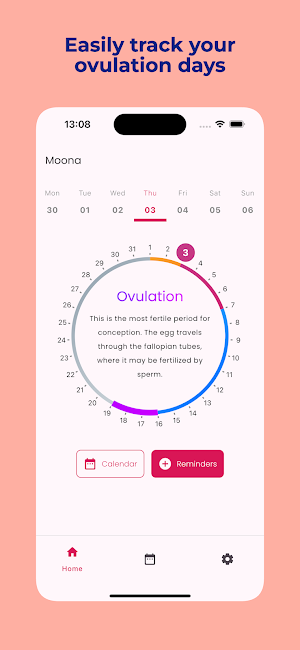 Moona - Period Tracker Screenshot 3