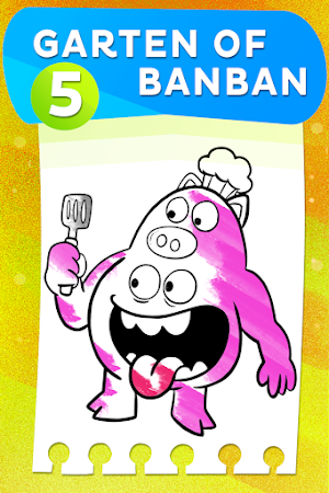 Garten Of BanBan 5 Coloring Screenshot 2