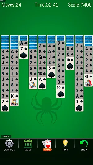 Spider Solitaire 2021 Screenshot 2