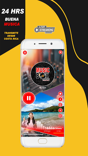 Music Box Radio Costa Rica Screenshot 0