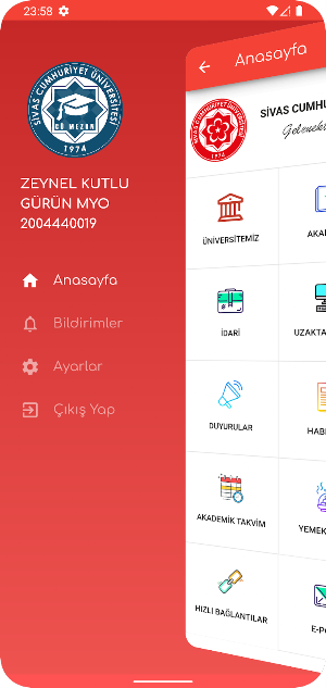 CÜ Mezun Screenshot 2