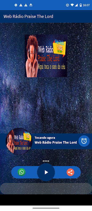 Web Rádio Praise The Lord Screenshot 0