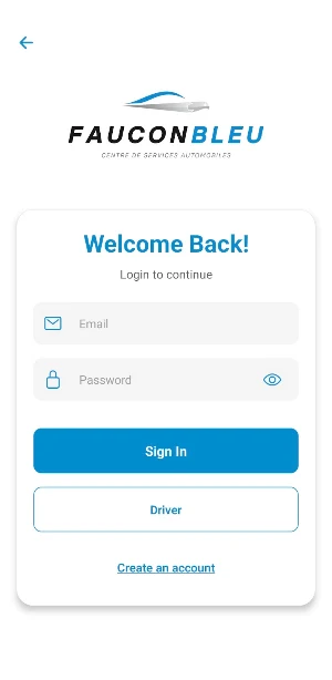 Faucon Bleu Business Screenshot 1
