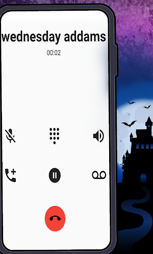 Wednesday Adams Fake Call Screenshot 3