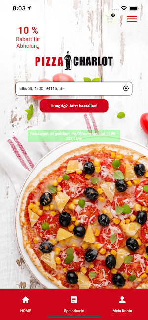Pizzeria Charlot Screenshot 0