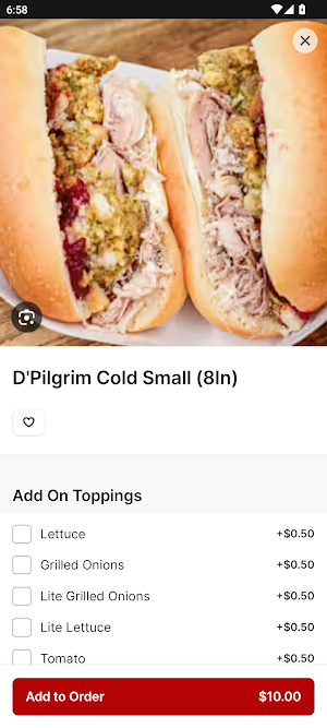 D'Best Sandwich Screenshot 3