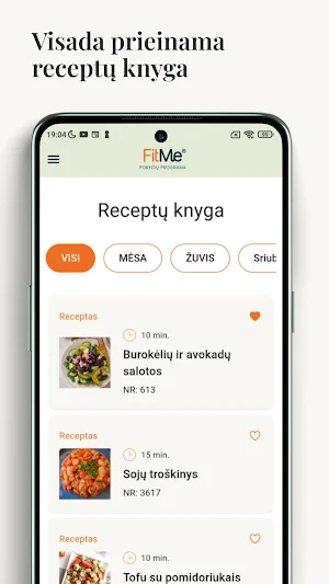 FitMe - Pokyčių programa Screenshot 0