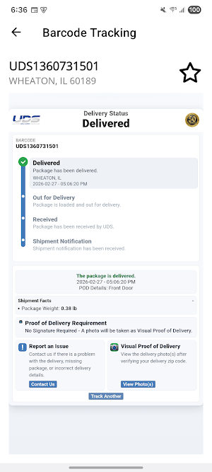 United Delivery Service Screenshot 2