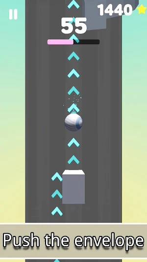 Dancing basketball-Fun casual jump a jump game Screenshot 2